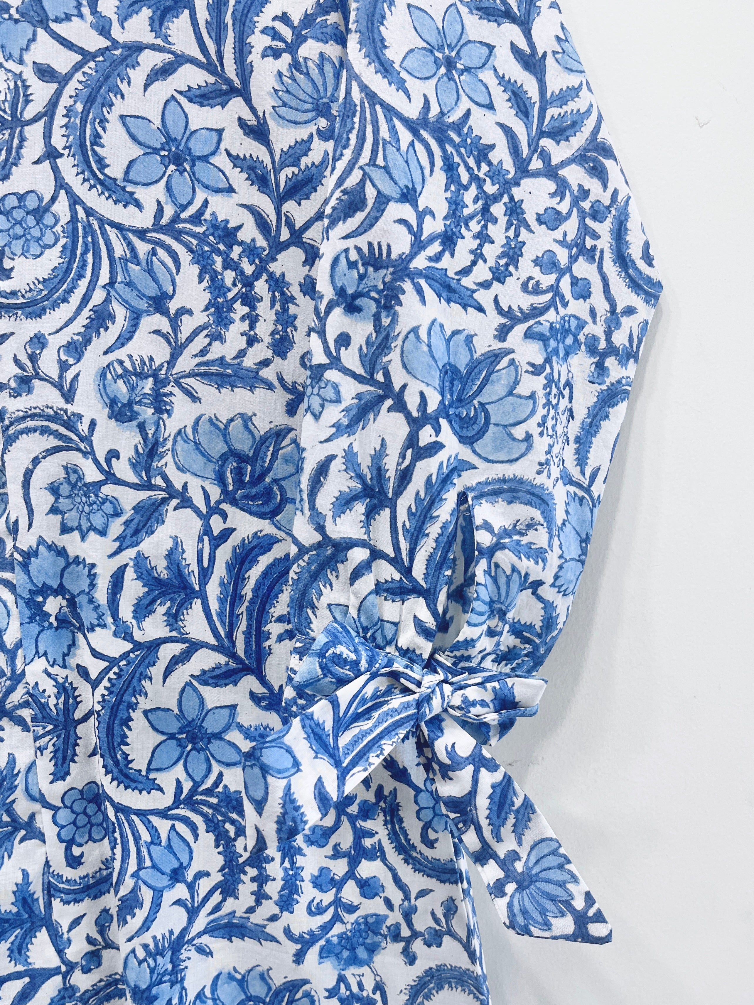 Block Printed Cotton Short Top