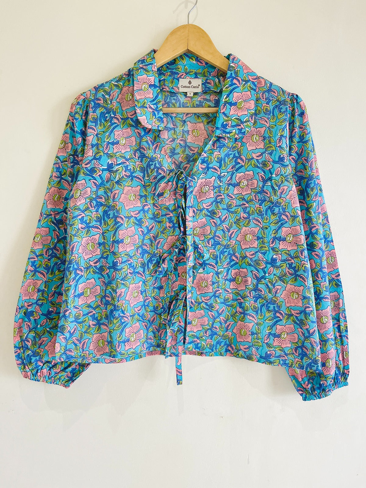 Women’s Cotton Block Printed Short Top