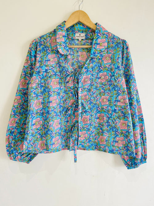 Women’s Cotton Block Printed Short Top