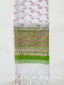 Block Printed Kota Doria Dupatta