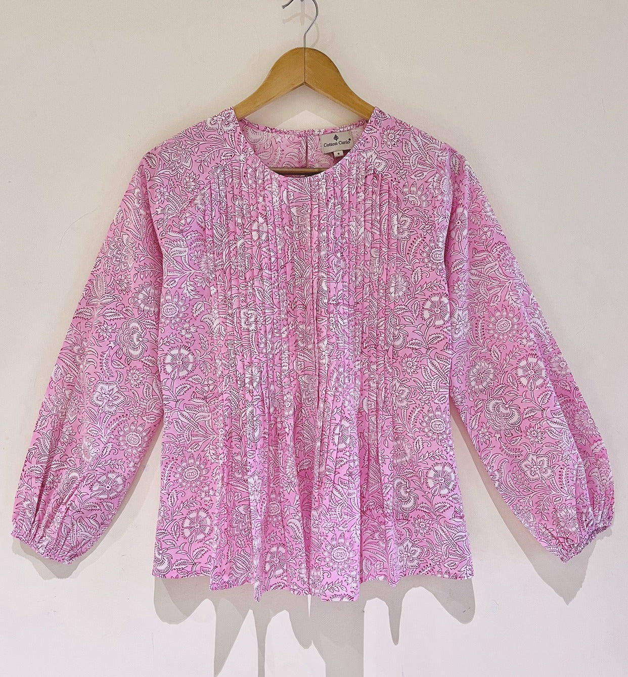 Block Printed Cotton Short Top