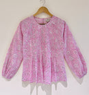 Block Printed Cotton Short Top