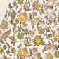 Golden Floral Printed Cotton Kurta