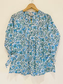 Block Printed Cotton Short Top