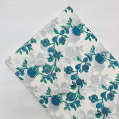 Organic Cotton Block Printed Fabric