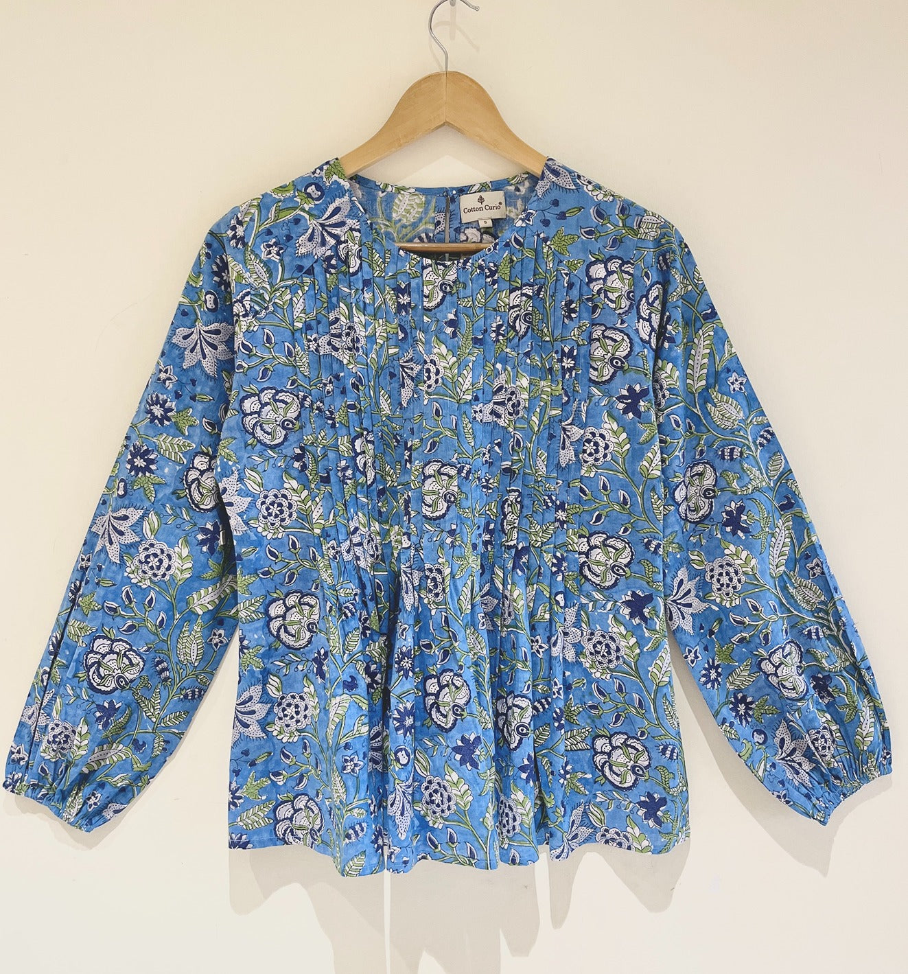 Block Printed Cotton Short Top
