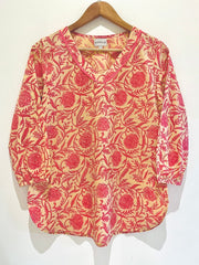 Block Printed Short Kurti