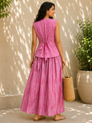 British Rose Cotton Skirt