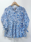 Block Printed Cotton Short Top