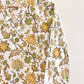 Golden Floral Printed Cotton Kurta