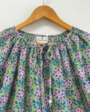 Rosette Garden Gather Cotton Top