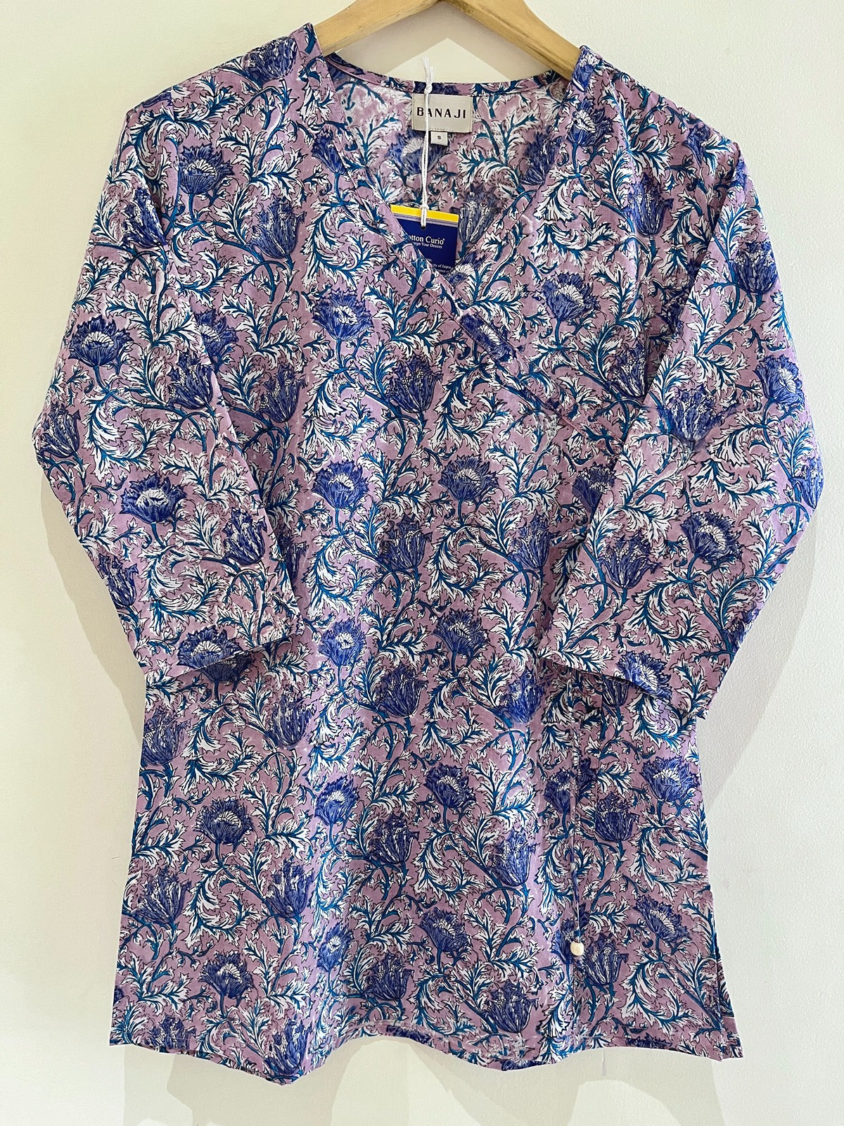 Block Printed Short Kurti