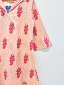 Coral Bloom Cotton Co-Ord set