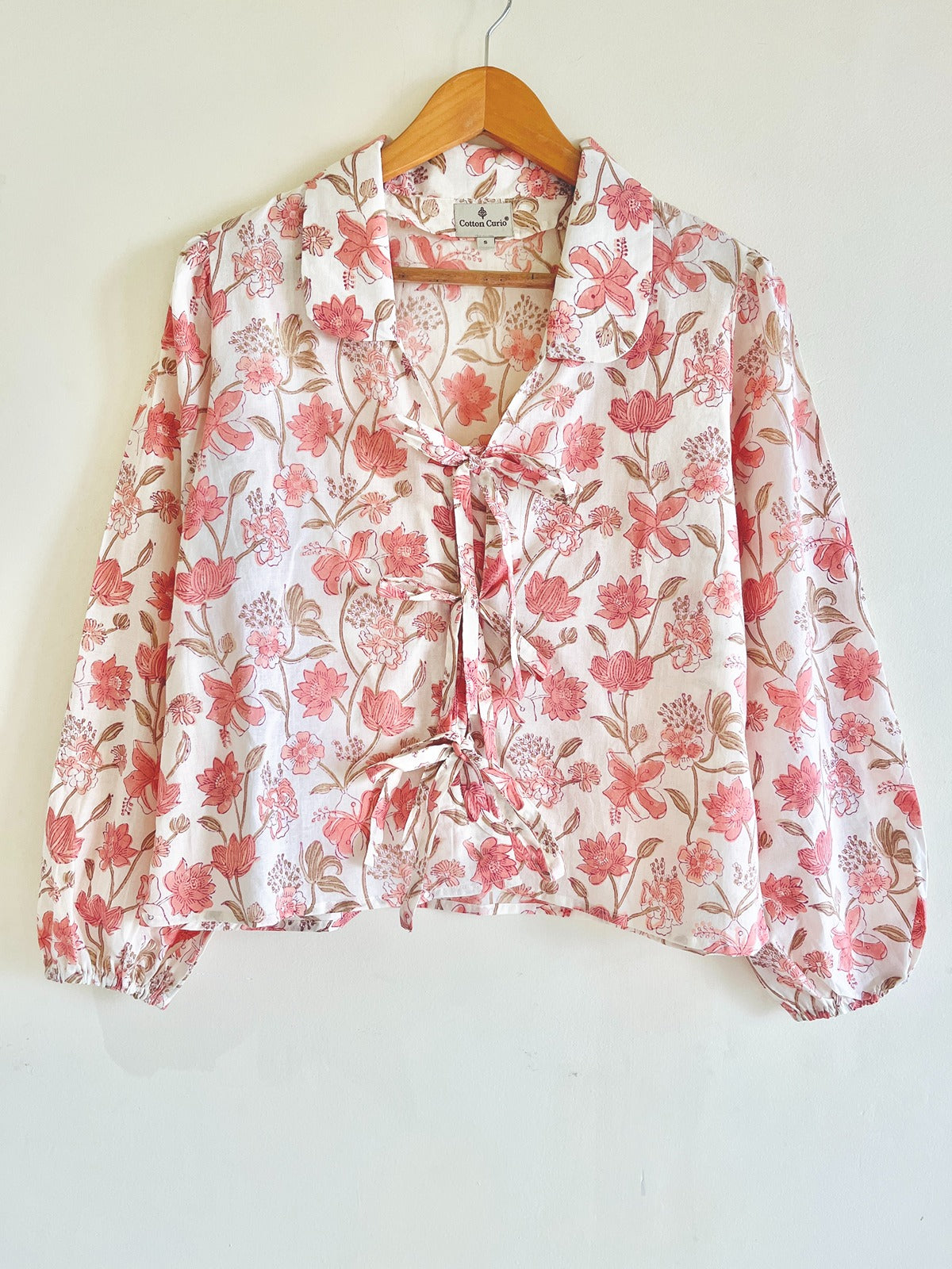 Women’s Cotton Block Printed Short Top