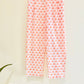Neon Pink Triangle Printed Co-Ord Set