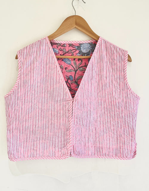 Cotton Kantha Reversible Jacket