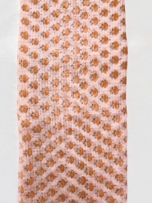 Block Printed Kota Doria Dupatta