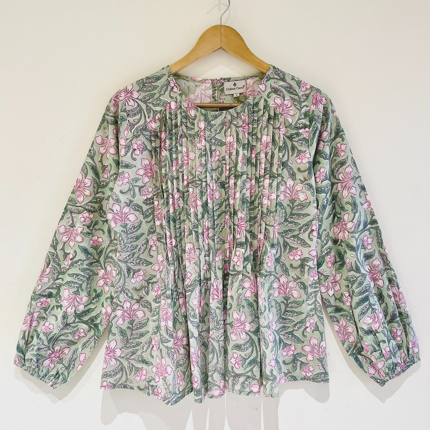 Willow Block Printed Short Top