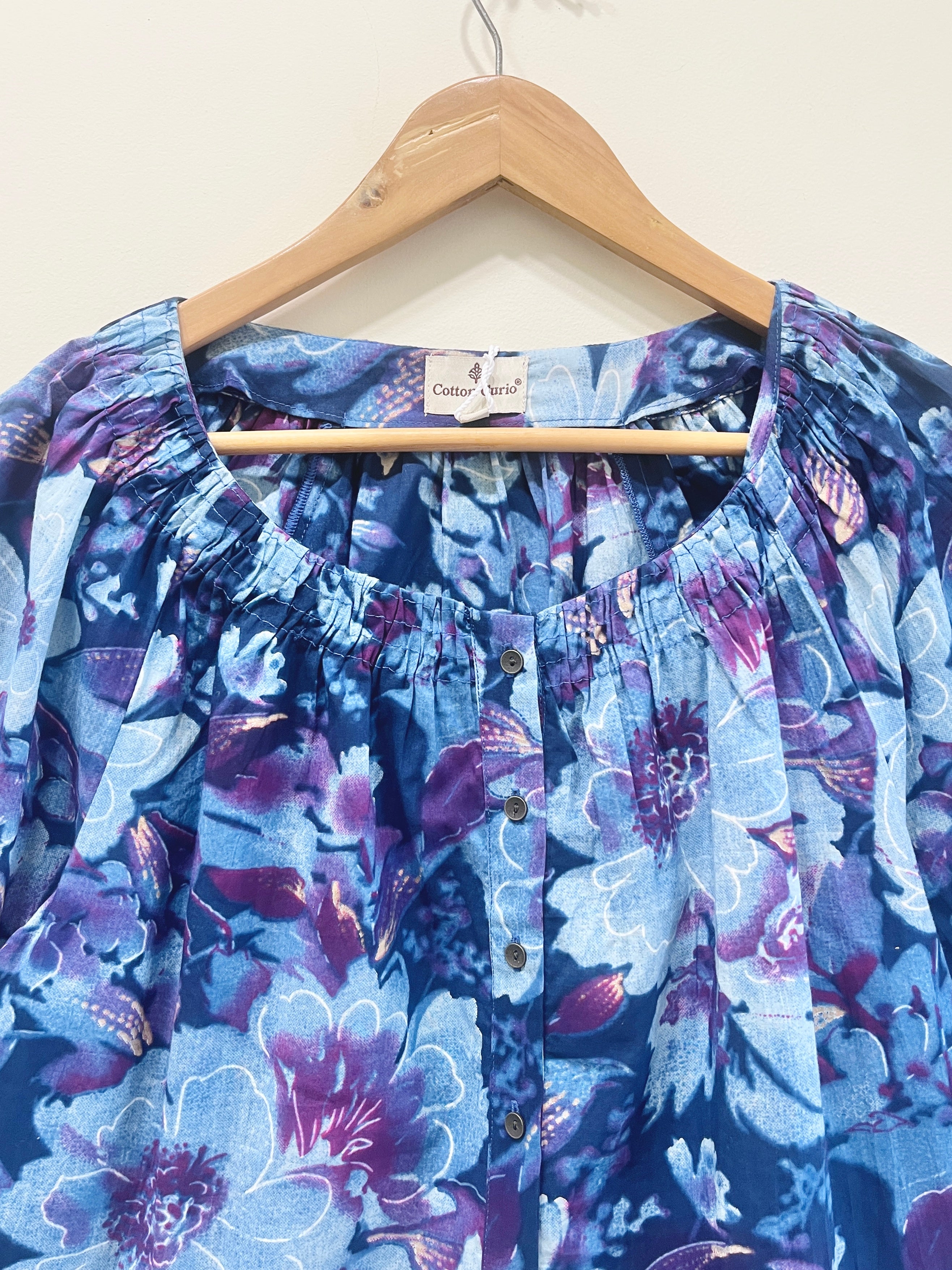 Block Printed Cotton Short Kurti