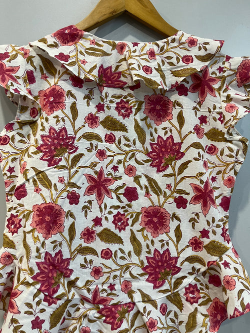 Isla Bloom Ruffle Short Top