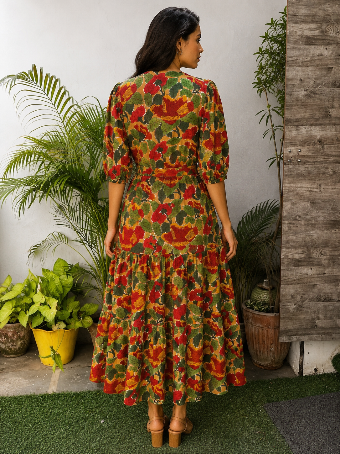 Solstice Garden Cotton Dress