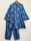 Botanical Bliss Cotton Kurta Set