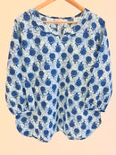 Block Printed Cotton Short Kurti