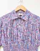 Block Printed Cotton Short Top