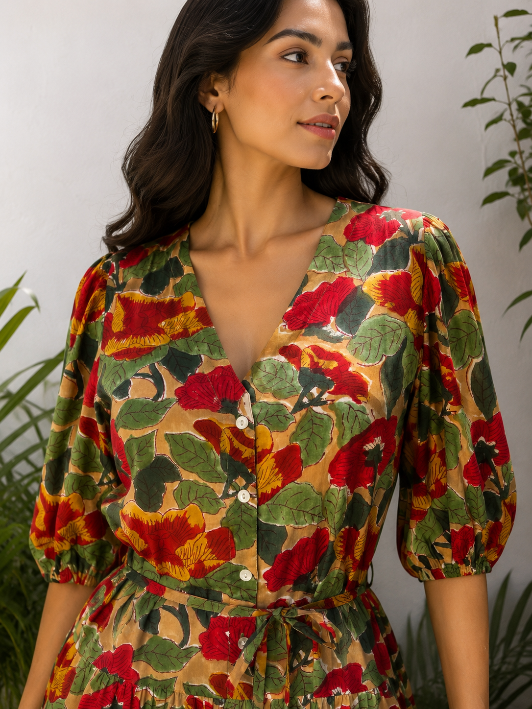 Solstice Garden Cotton Dress