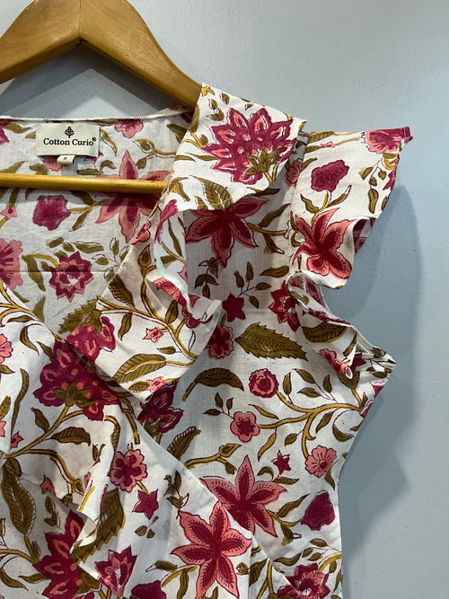Isla Bloom Ruffle Short Top
