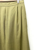 Green Wide Leg Cotton Pants Pre-order