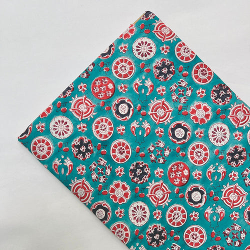 Cotton Block Printed Fabric