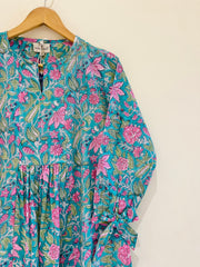 Block Printed Short Top