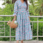 Floating Roses Tiered Dress