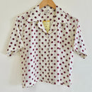 Polka Dots Printed Crop Shirt