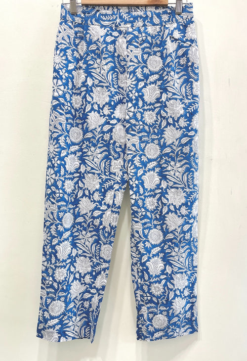 Indigo Floral Cotton Co-Ord set