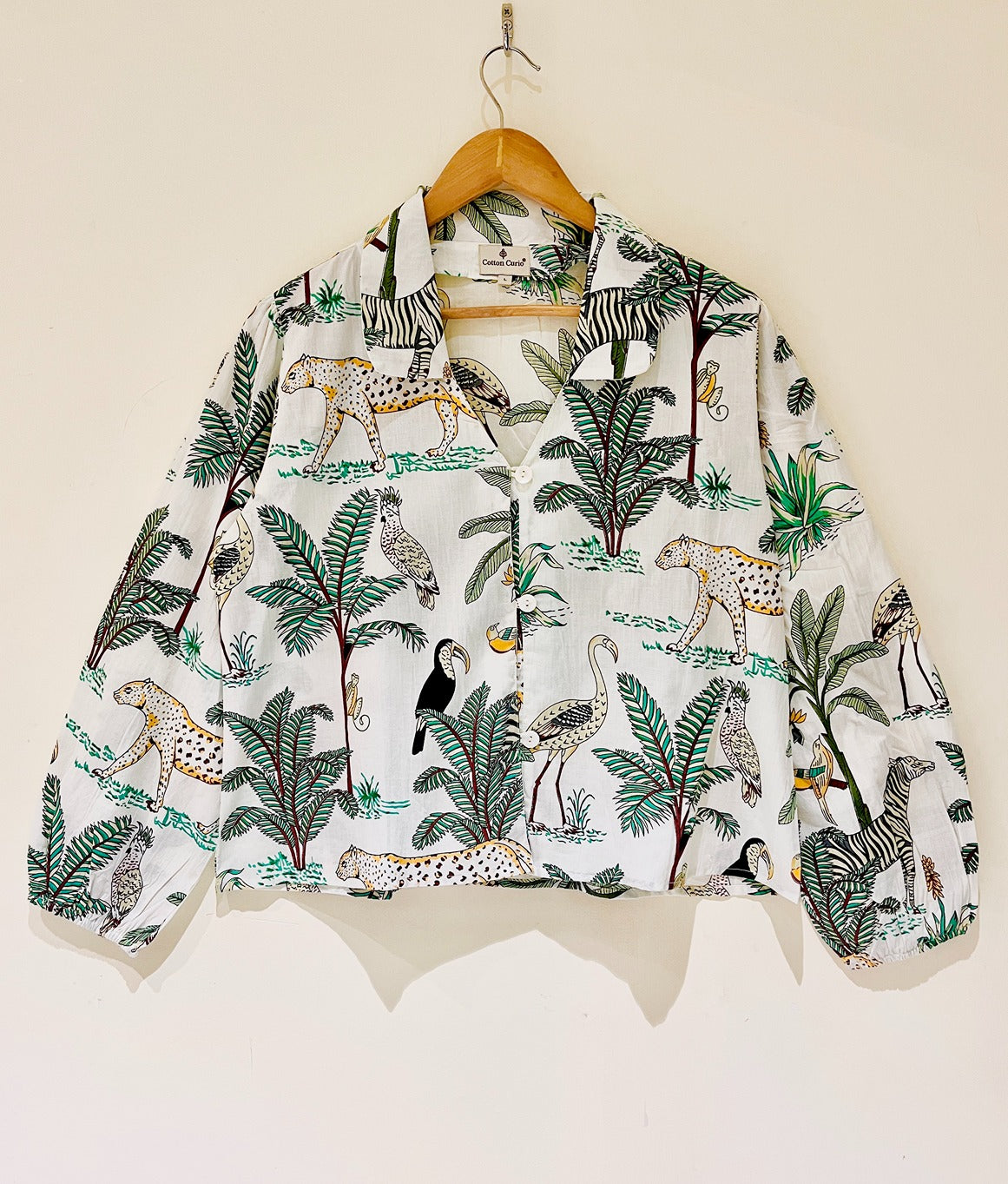 Women’s Cotton Block Printed Short Top