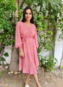 Peach Short Dress