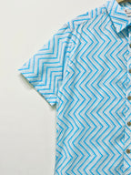 Cotton Printed Half Sleeve Shirt