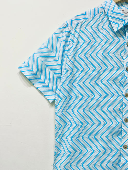 Cotton Printed Half Sleeve Shirt