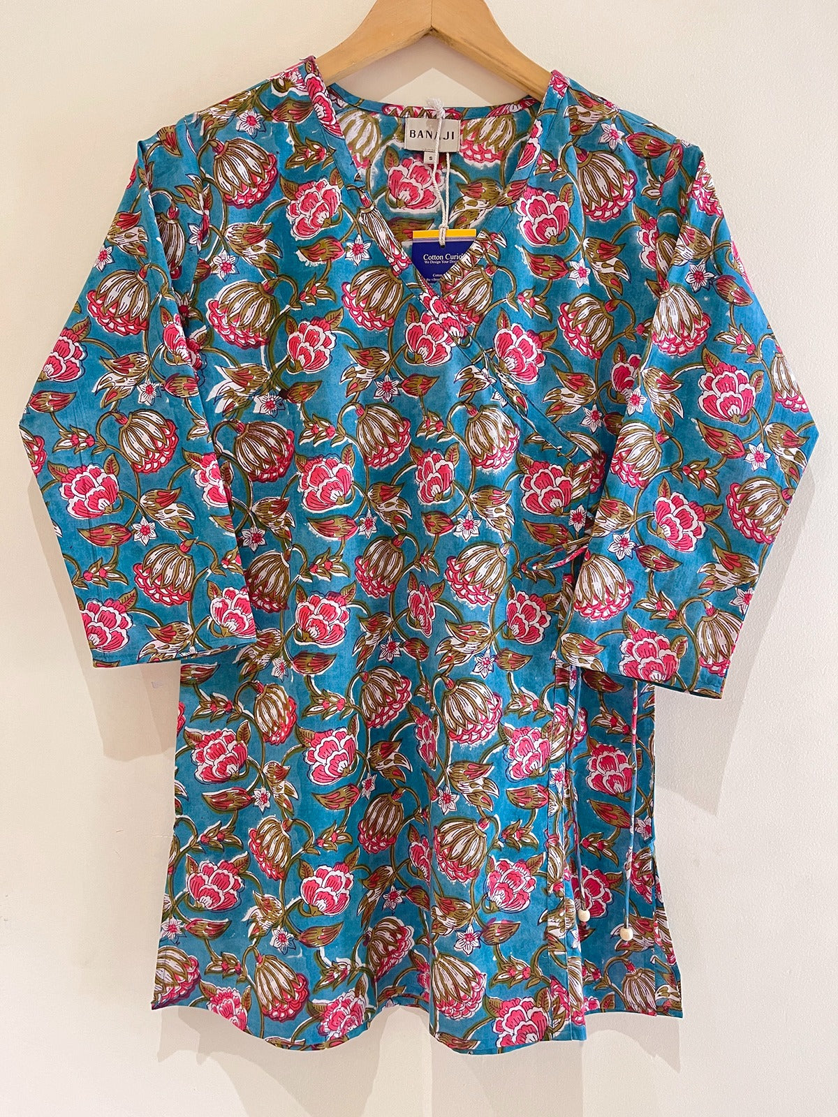 Block Printed Short Kurti
