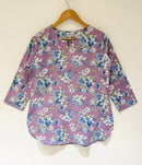 Block Printed Cotton Short Kurti