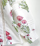 Laal Poppy Lace Cotton Top