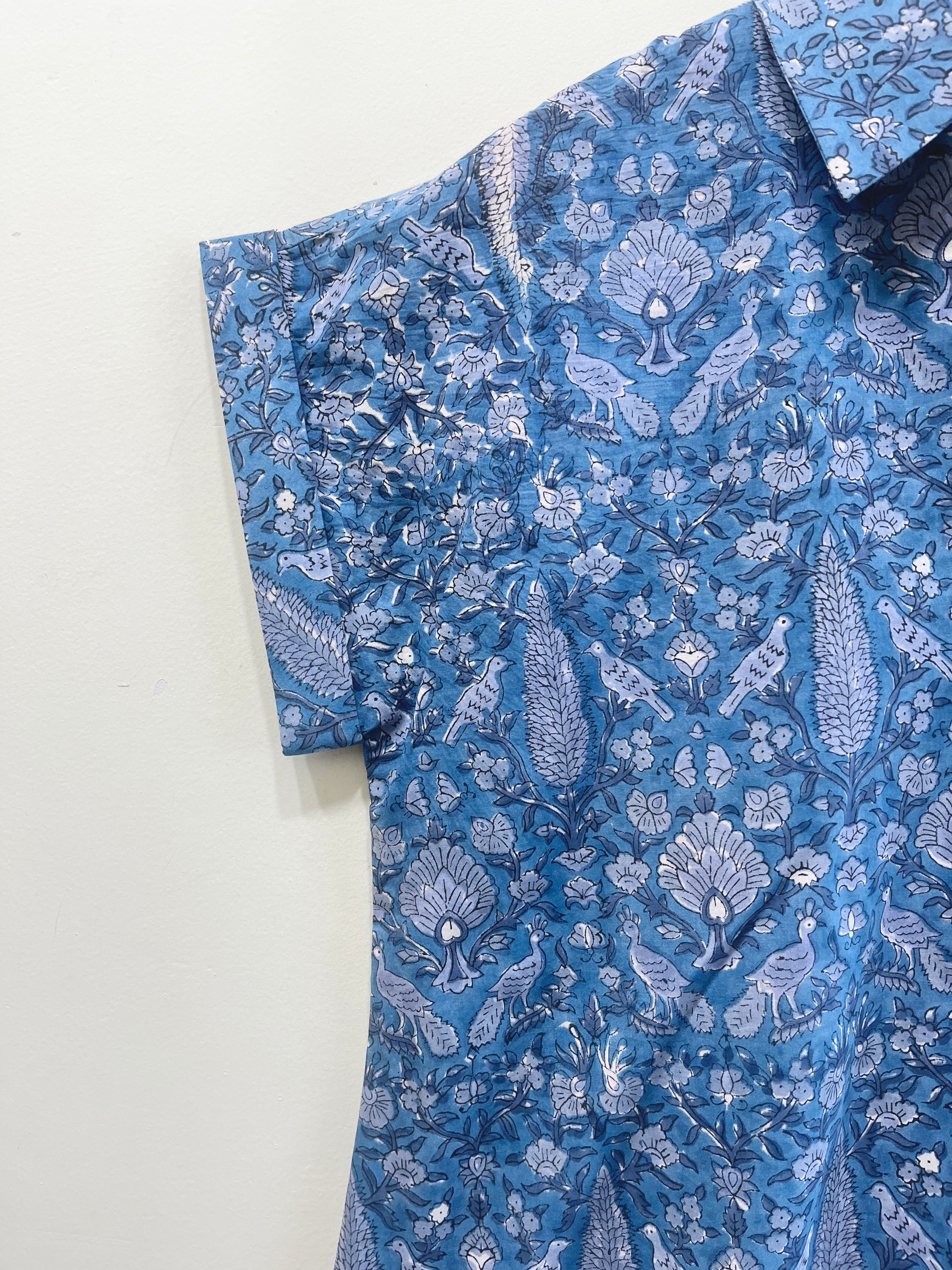 Block Printed Cotton Short Top