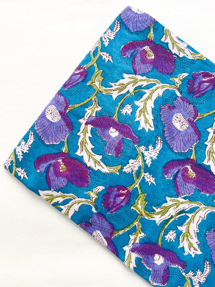 Cotton Block Printed Fabrics Cotton Curio
