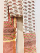 Block Printed Kota Doria Dupatta