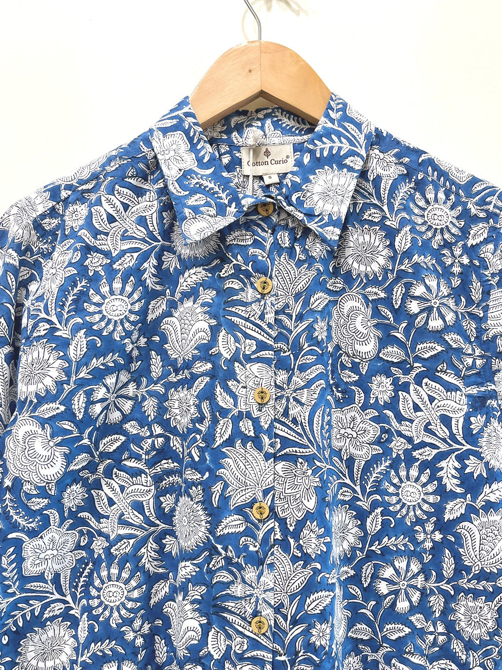 Indigo Floral Cotton Co-Ord set