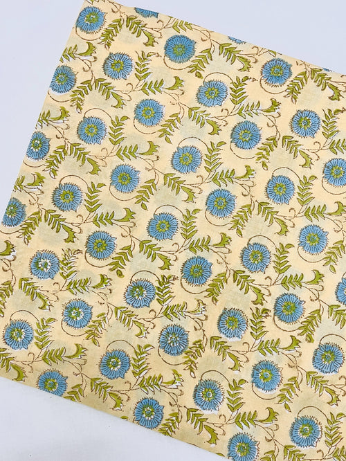 Cotton Block Printed Fabric