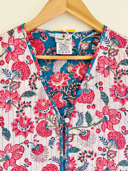 Cotton Kantha Reversible Jacket