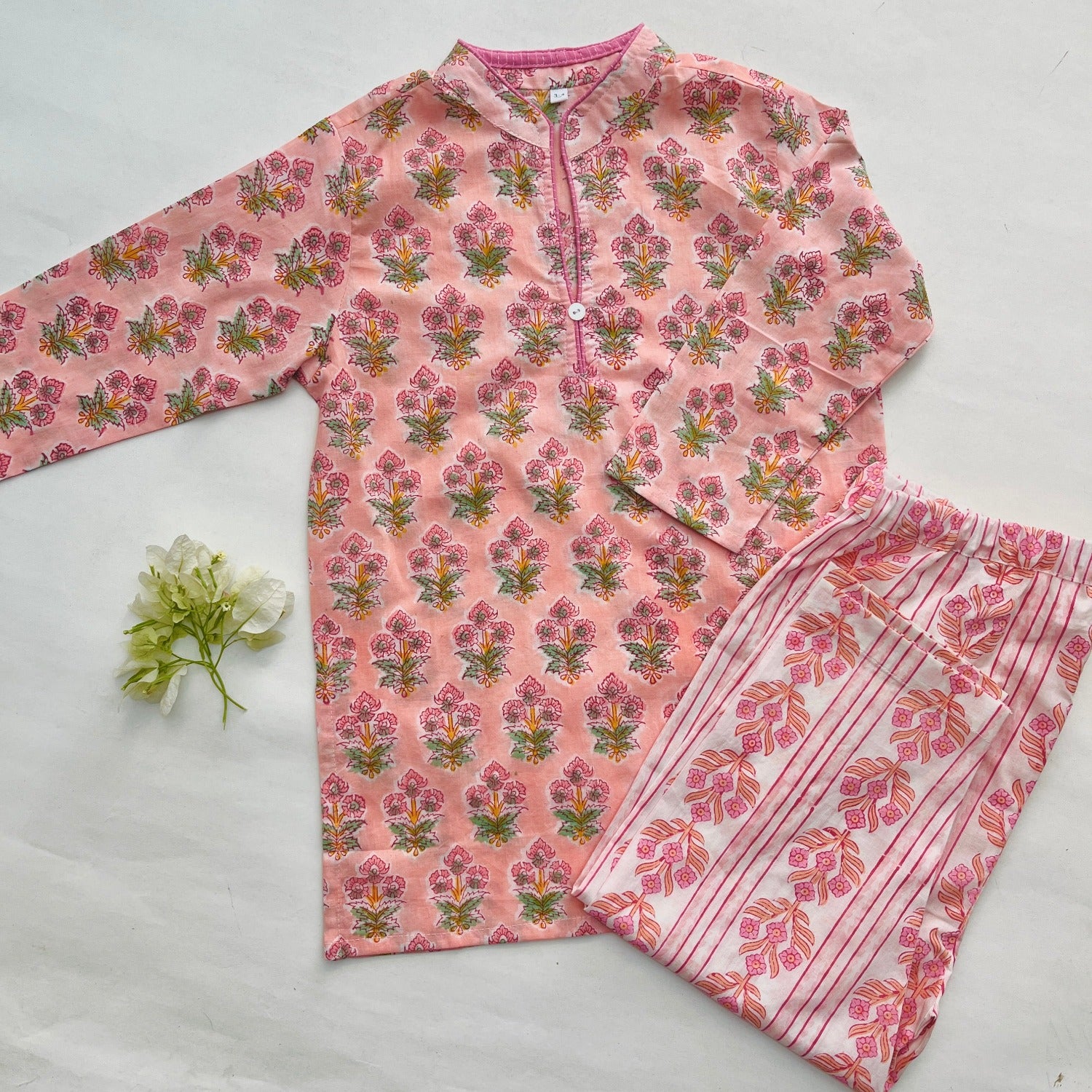 Girls Kurta with Pant (0–8 Years)